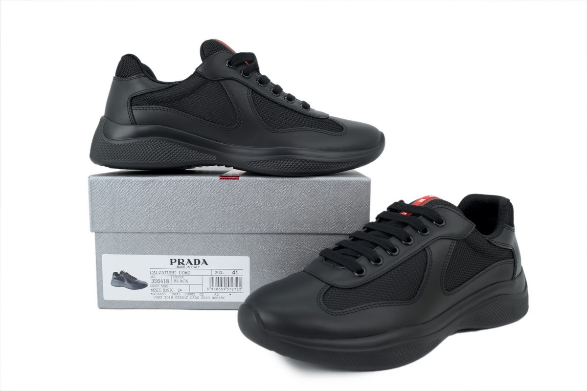 PK God Batch Prada Sneakers Black