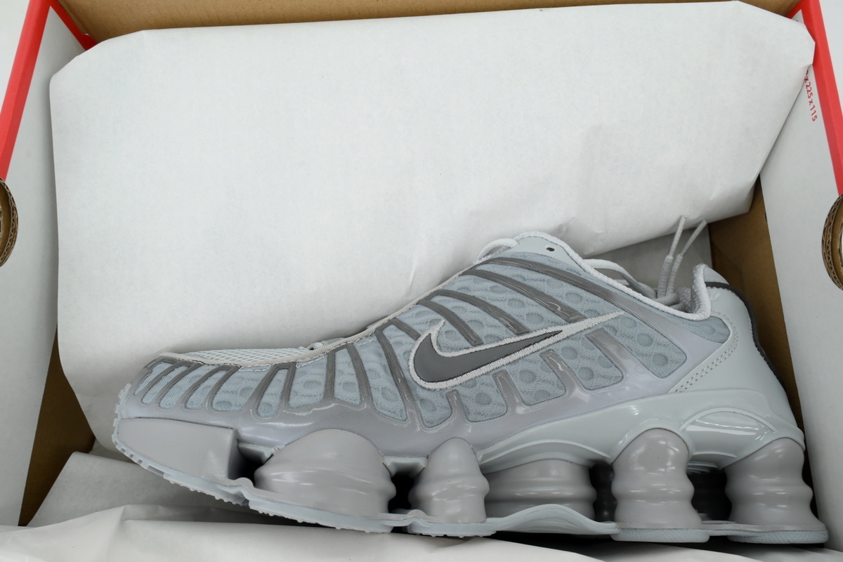 PK God Batch  Nike Shox TL 'Wolf Grey Iron Grey'  AV3595-015