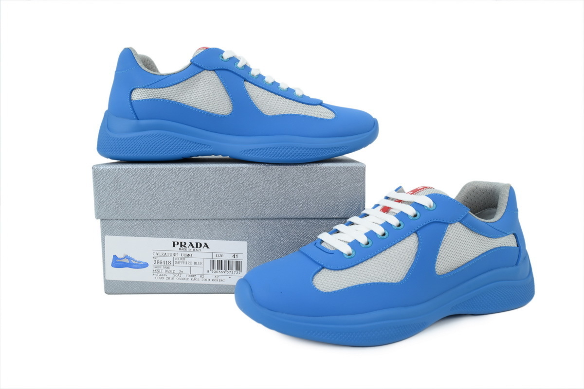 PK God Batch Prada Sneakers Rubber Blue