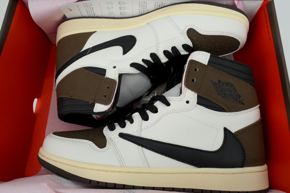 LJR Batch Travis Scott x Air Jordan 1 Retro High OG 'Mocha' CD4487-001