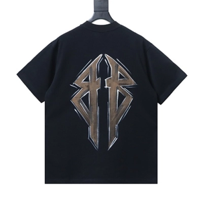 Balenciaga Heavy Matal Cotton T-shirt White/Black 02