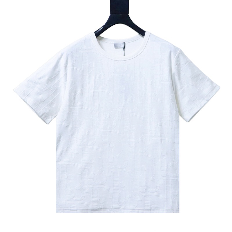 Dior Oblique Relaxed-Fit T-Shirt  White/Navy Blue