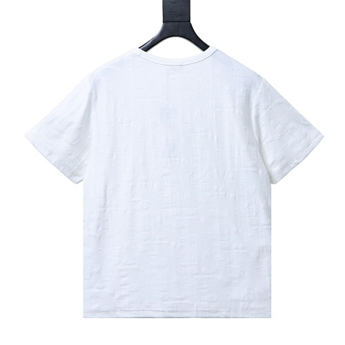Dior Oblique Relaxed-Fit T-Shirt  White/Navy Blue