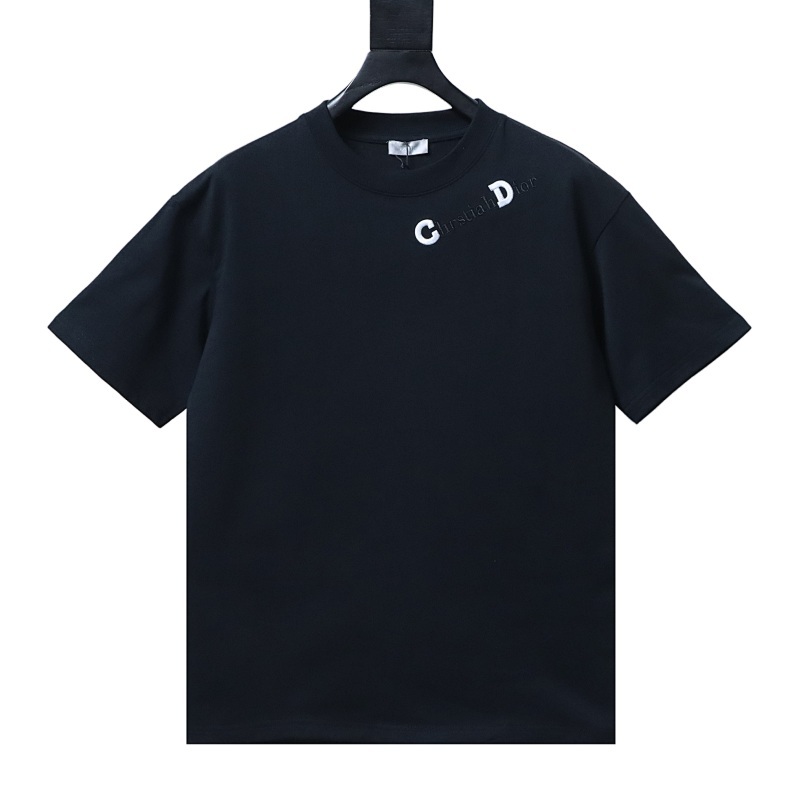 Dior CD Icon Relaxed-Fit T-Shirt White/Black