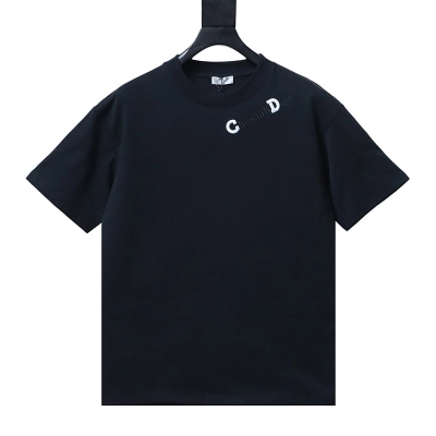 Dior CD Icon Relaxed-Fit T-Shirt White/Black 01