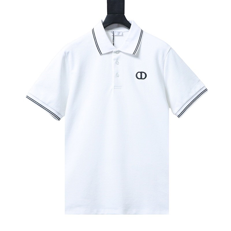 Dior CD Icon Polo Shirt Black/White