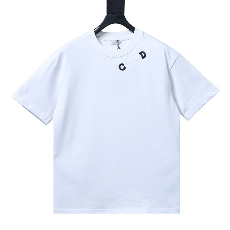 Dior CD Icon Relaxed-Fit T-Shirt White/Black