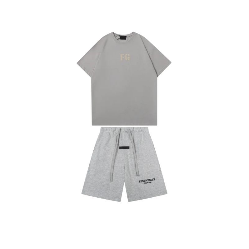 Fear of God T-Shirt-2203#+Fear of GodSweatshort Dark -872#