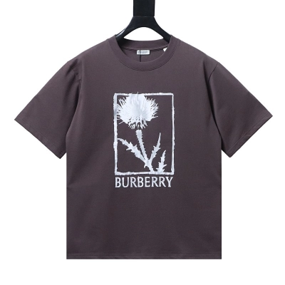 Burberry Thistle Cotton T-shirt Brown/Black/White 01