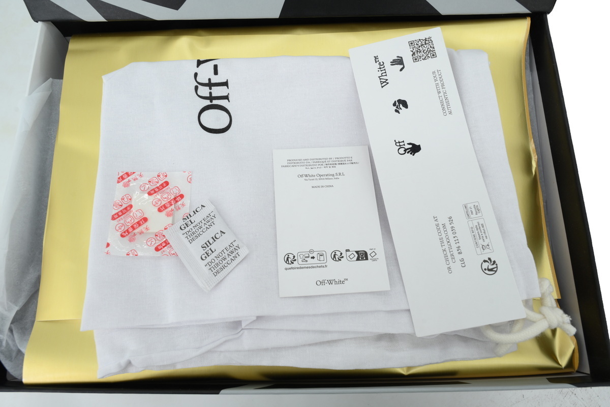 PK God Batch OFF-WHITE Out Of Yellow Gray OMIA295S 26FAB002 4C16