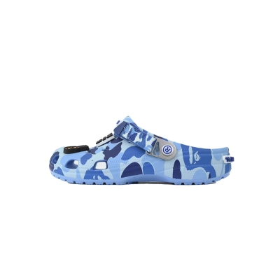 PKstockx BAPE x Crocs Classic Clog BAPE x Crocs Classic Clog 'ABC Camo - blue' 01