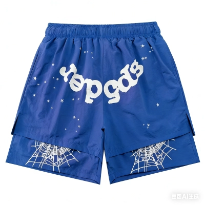 Sp5der OG Web Double Layer Short 01
