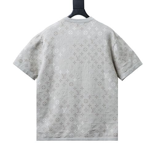  Louis Vuitton Monogram Jacquard  Knitted Short-Sleeved 