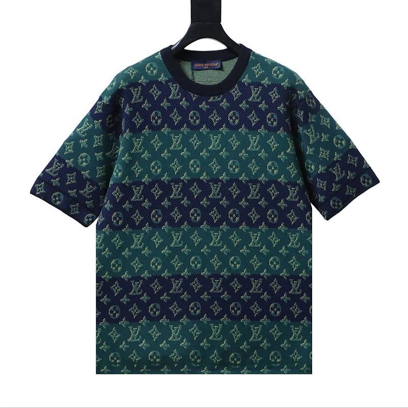 Louis Vuitton Monogram Knitted Short-Sleeved 