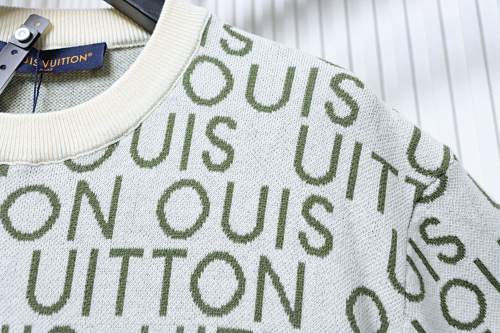 Louis Vuitton Jacquard Signature Knitted Short-Sleeved 