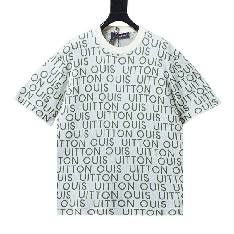 Louis Vuitton Jacquard Signature Knitted Short-Sleeved 