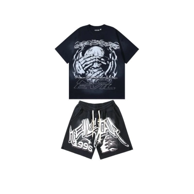 Hellstar T-Shirt -6797#+Hellstar Shorts-791 01