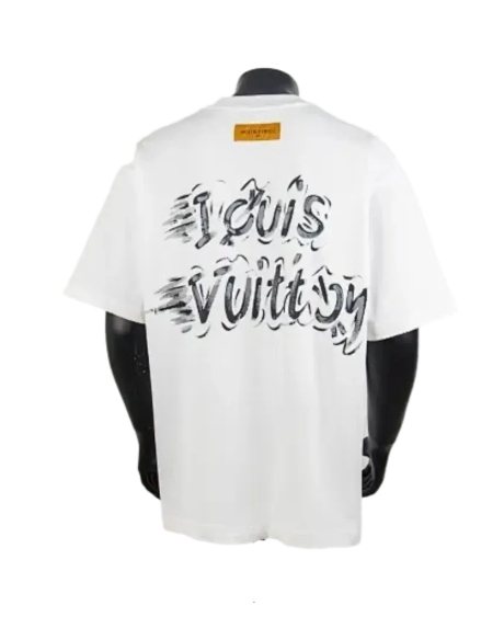 Louis Vuitton Graphic Cotton T-Shirt-6030#