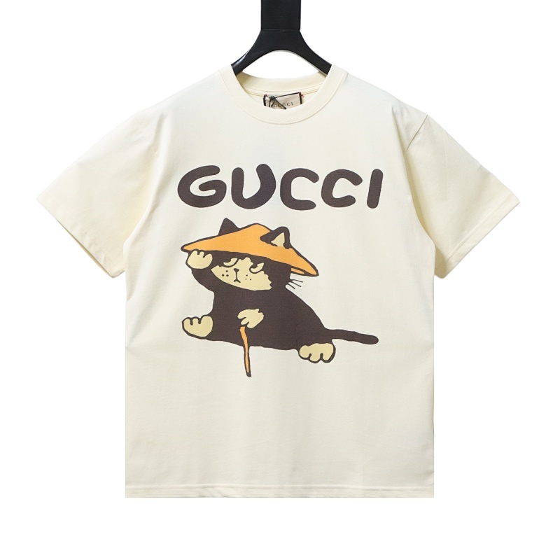 Gucci Cat in a Bamboo Hat T-shirt 