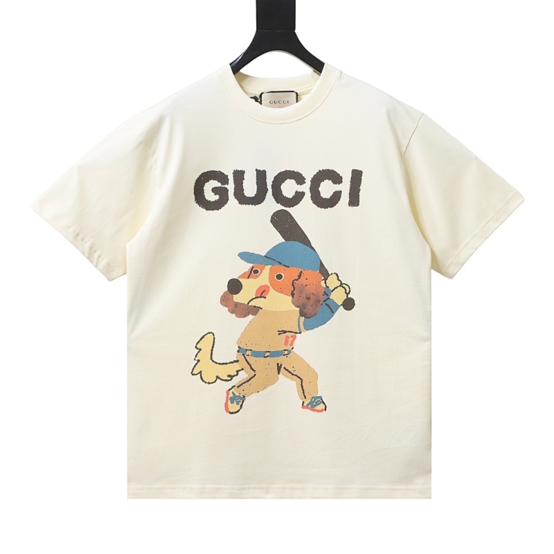 Gucci Dog Print  T-Shirt