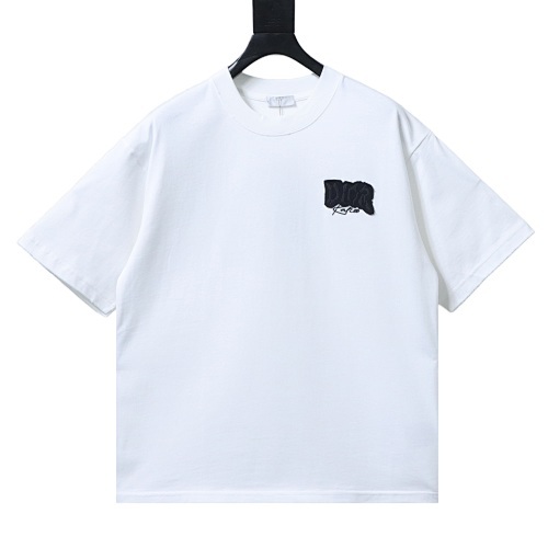 Dior Letter Embroidery T-Shirt
