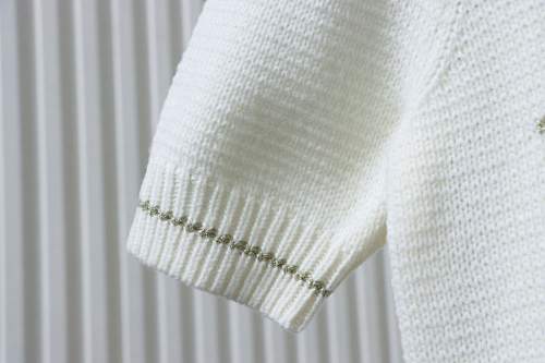 Dior Short-Sleeved Knit Top