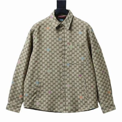 Gucci jacquard  shirt jacket 01