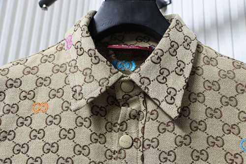 Gucci jacquard  shirt jacket