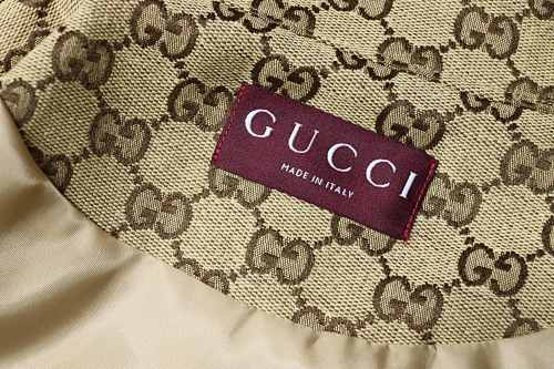 Gucci canvas bomber jacket