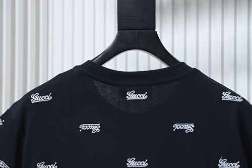 Gucci all-over embroidery T-Shirt