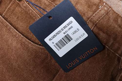 Louis Vuitton Coffee Indigo Denim Shorts