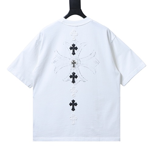  Chrome Hearts Vertical Multi Cross Patch T-Shirt