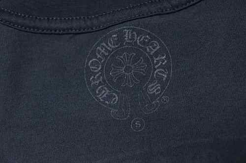 Chrome Hearts Scroll Logo "U.S.A." Pocket T-Shirt