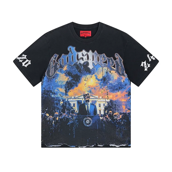 Godspeed V.O.D 2024 T-Shirt #1010 Black Wash+Amiri Jeans PK0723