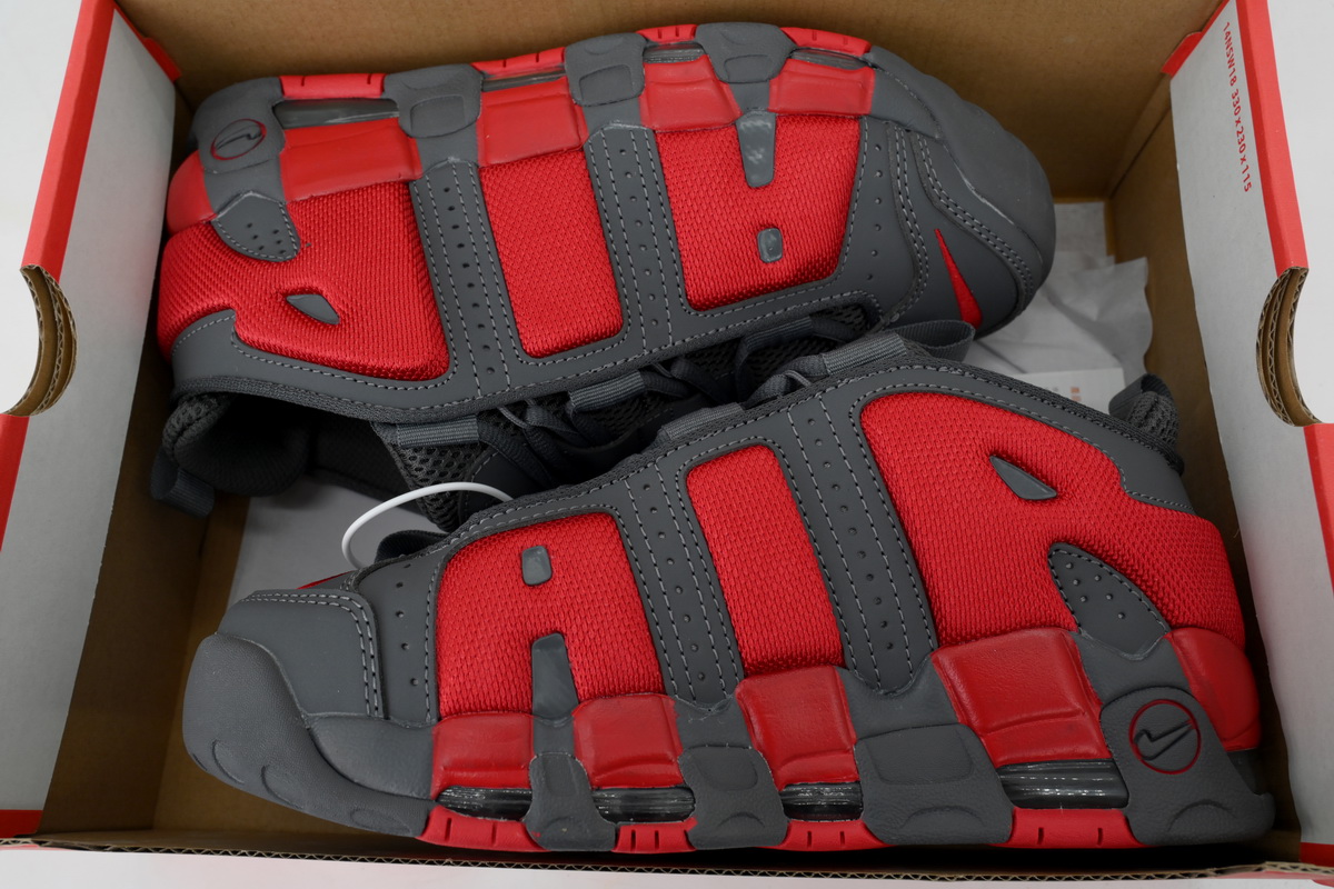 Nike Air More Uptempo Low 'Dark Grey Light Crimson'  FZ3055-002 