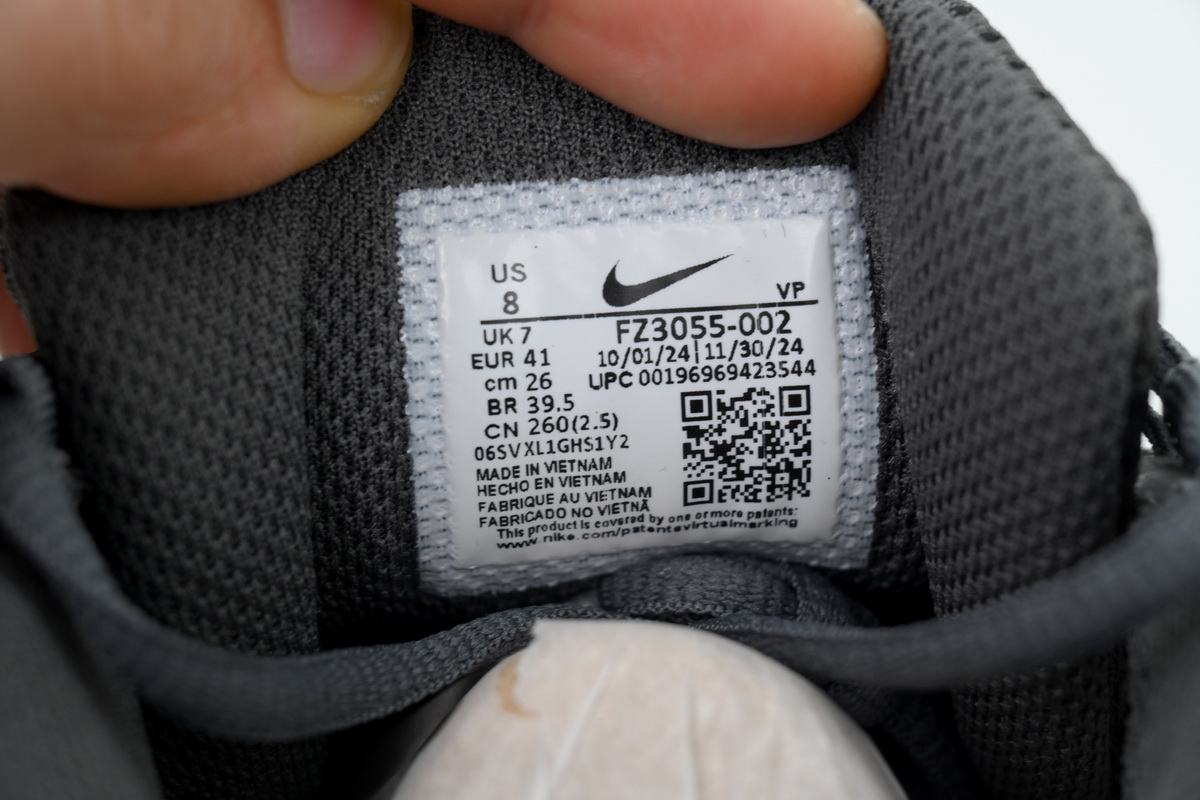 Nike Air More Uptempo Low 'Dark Grey Light Crimson'  FZ3055-002 