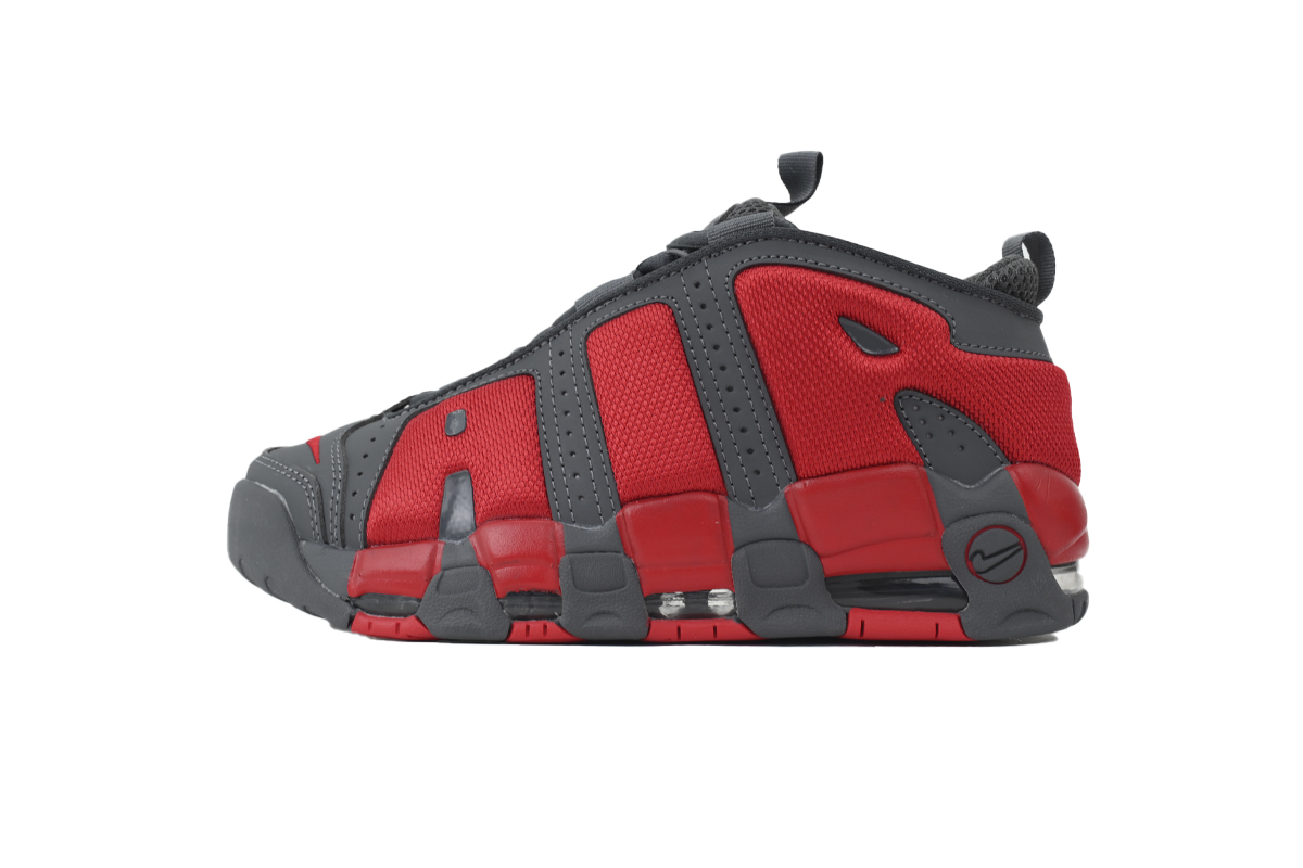 Nike Air More Uptempo Low 'Dark Grey Light Crimson'  FZ3055-002 