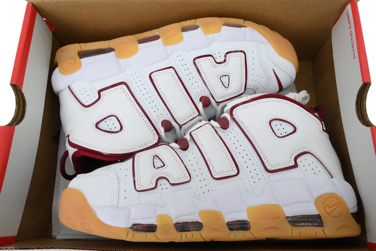 Nike Air More Uptempo GS 'White Team Red Gum' FJ2846-100 