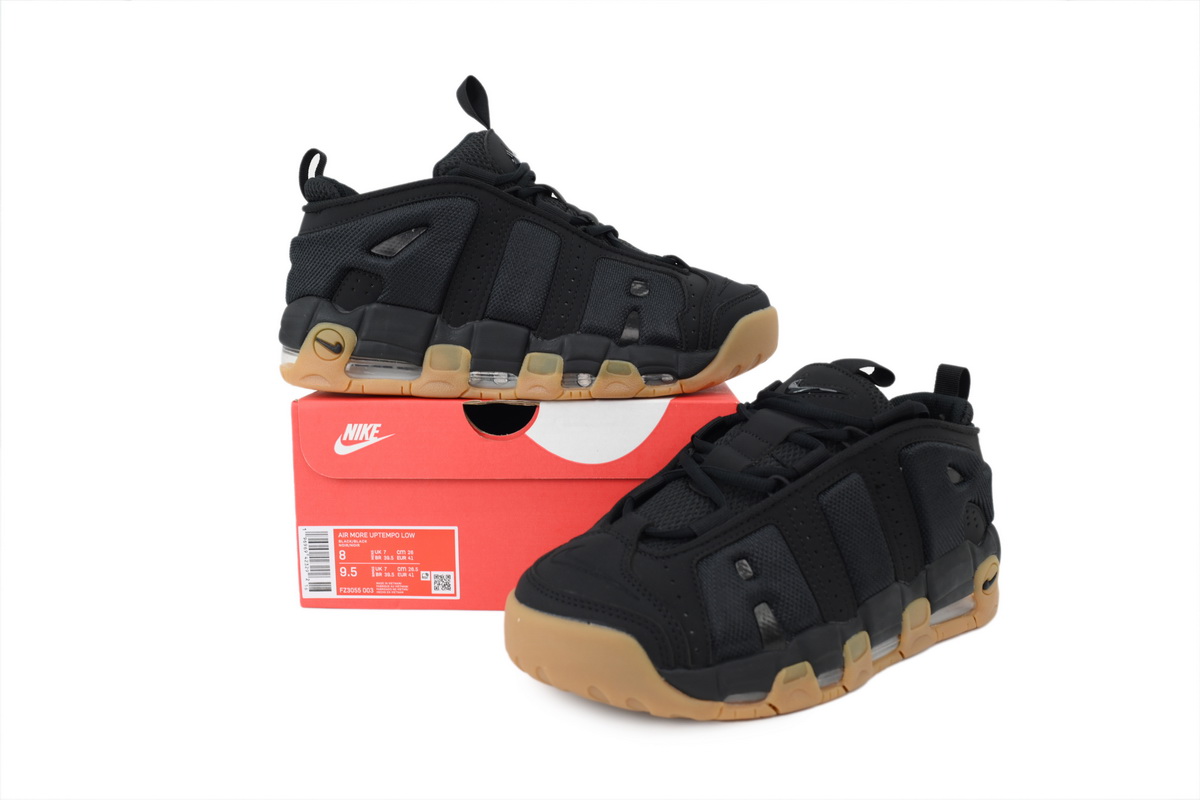 Nike Air More Uptempo Low 'Black Gum'  FZ3055-003