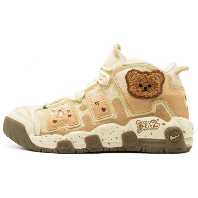 Nike Air More Uptempo GS 'Khaki brown bear' 01