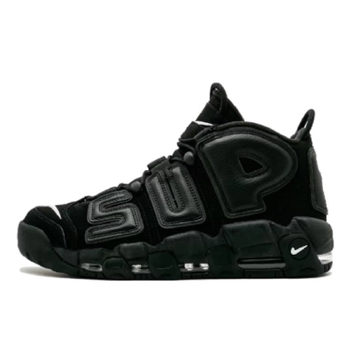 Supreme x Nike Air More Uptempo 'Black' 902290-001  01