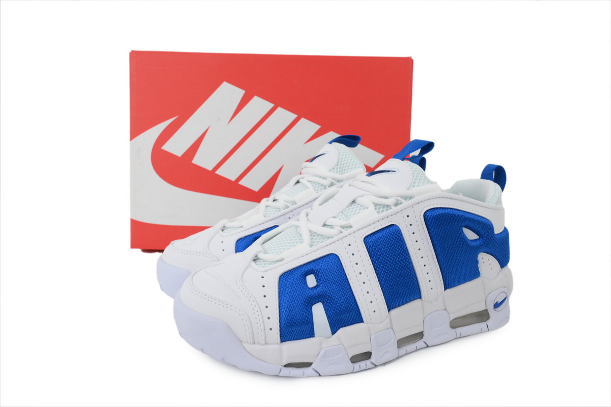 Nike Air More Uptempo Low 'White Hyper Royal'  FZ3055-101