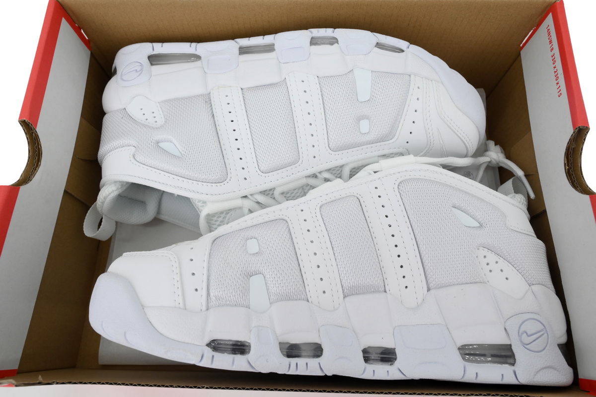 Nike Air More Uptempo Low 'Triple White' FZ3055-100 