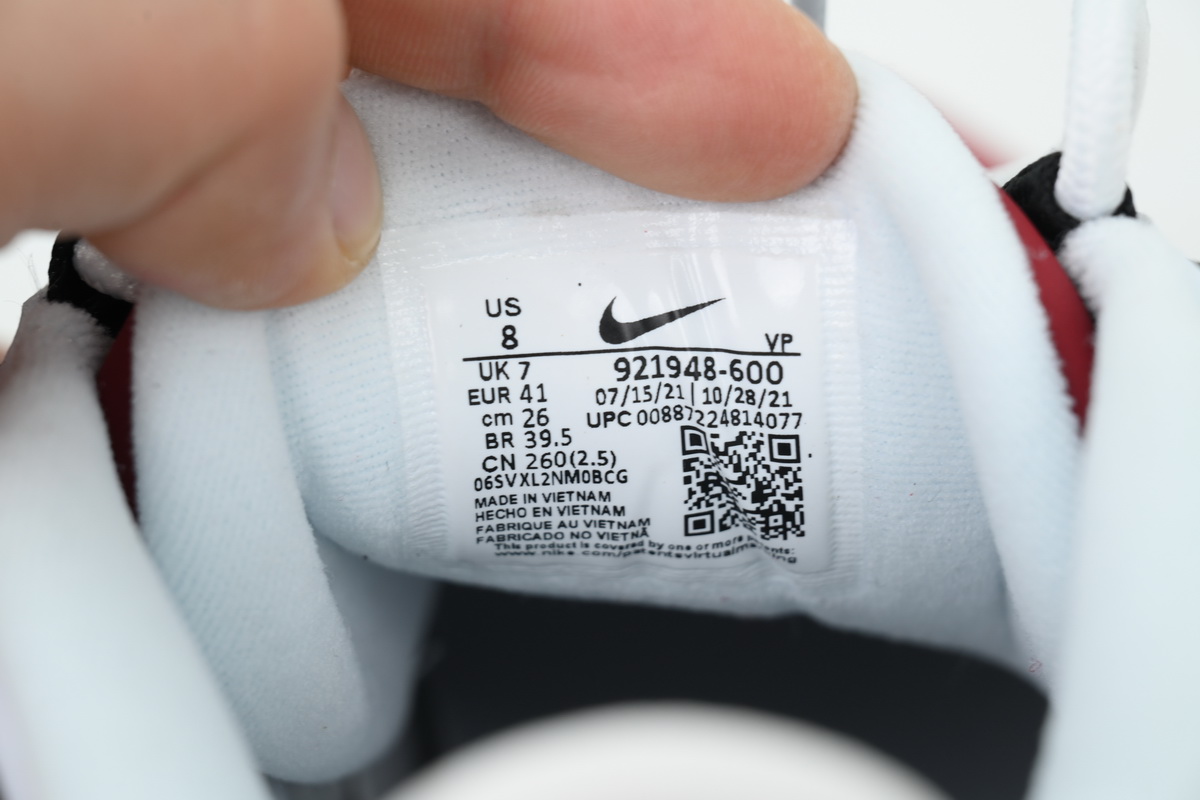 Nike Air More Uptempo Low 'Bull Red'  921948-600 