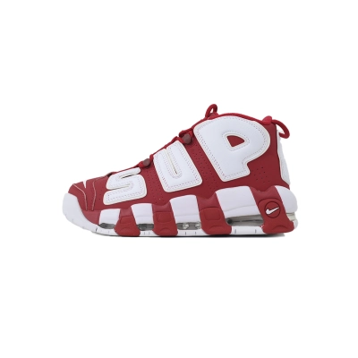 Supreme x Nike Air More Uptempo 'Red' 902290-600  01