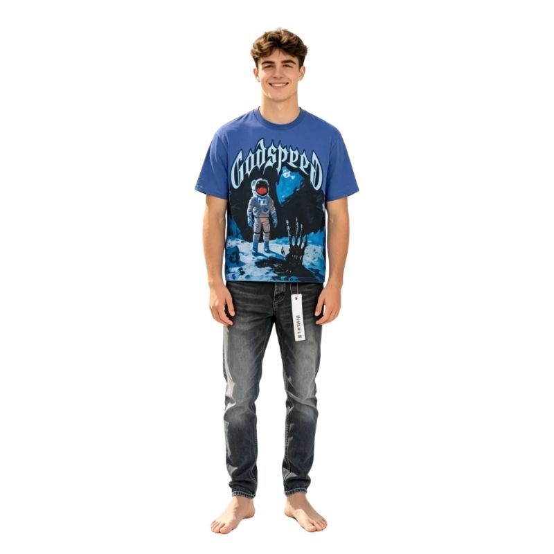 Godspeed T-Shirt-1123#+Purple Brand Fashion Men Jeans 5