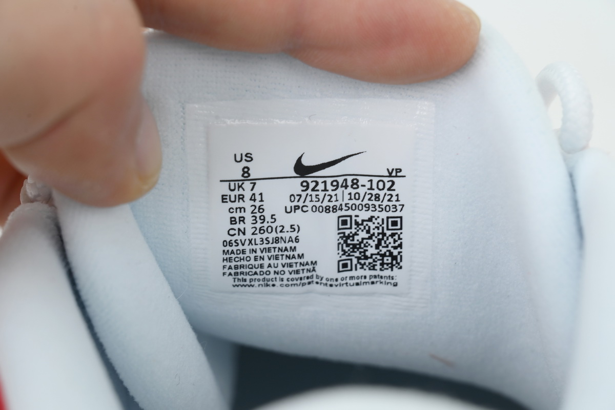 Nike Air More Uptempo Low 'White Red' 921948-102 