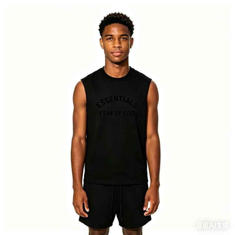 Fear of God Vest-2121#+Fear of God Essentials Shorts