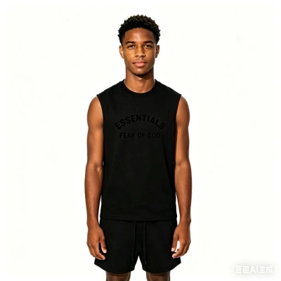 Fear of God Vest-2121#+Fear of God Essentials Shorts 01