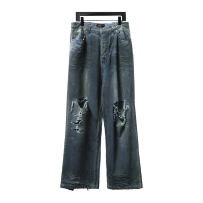 Balenciaga Super Destroyed Baggy Jeans 01